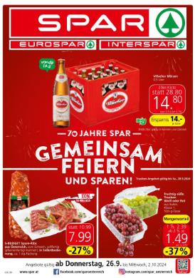Titelbild des Prospekts von SPAR KTN