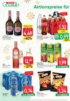 Titelbild des Prospekts von SPAR Gourmet