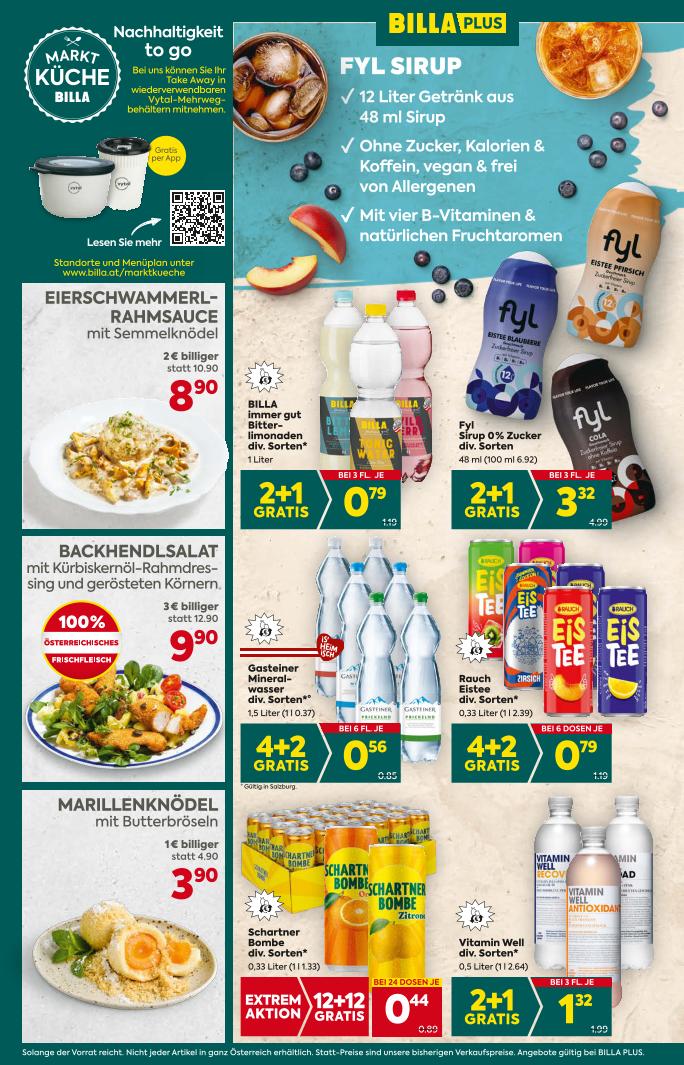 Prospekt von BILLA PLUS