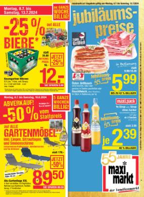 Titelbild des Prospekts von Maximarkt Ried