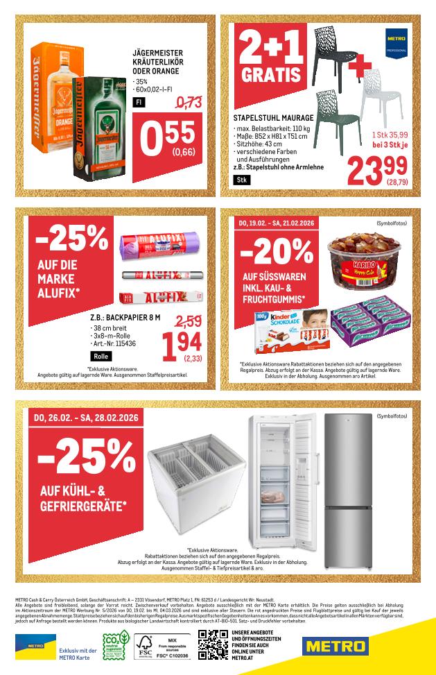 Prospekt von METRO