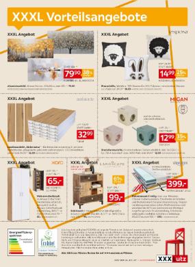 Titelbild des Prospekts von XXXLutz
