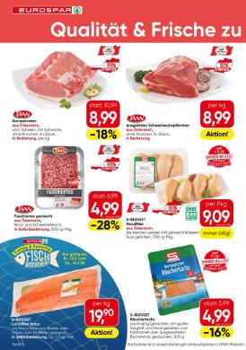 Titelbild des Prospekts von EUROSPAR OÖ