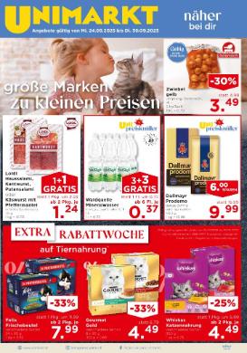 Titelbild des Prospekts von Unimarkt