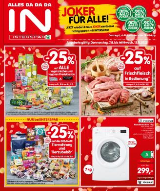 Titelbild des Prospekts von INTERSPAR Wien