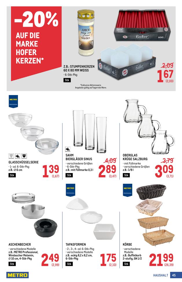 Prospekt von METRO