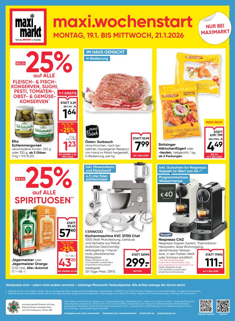 Prospekt von Maximarkt