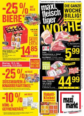 Titelbild des Prospekts von Maximarkt Anif / Bruck
