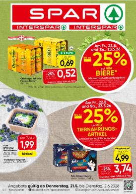 Titelbild des Prospekts von SPAR Wien / NOE / BGLD