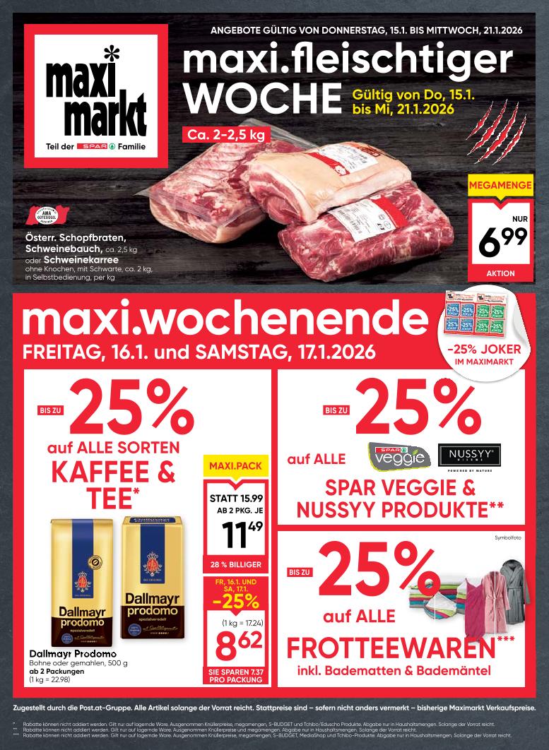 Prospekt von Maximarkt