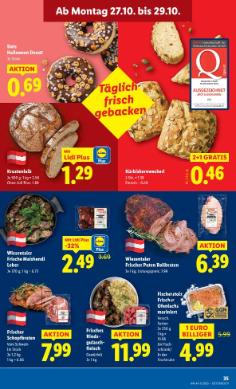 Titelbild des Prospekts von Lidl Österreich