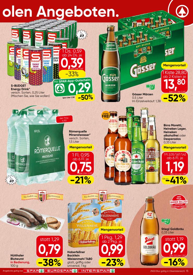Prospekt von SPAR