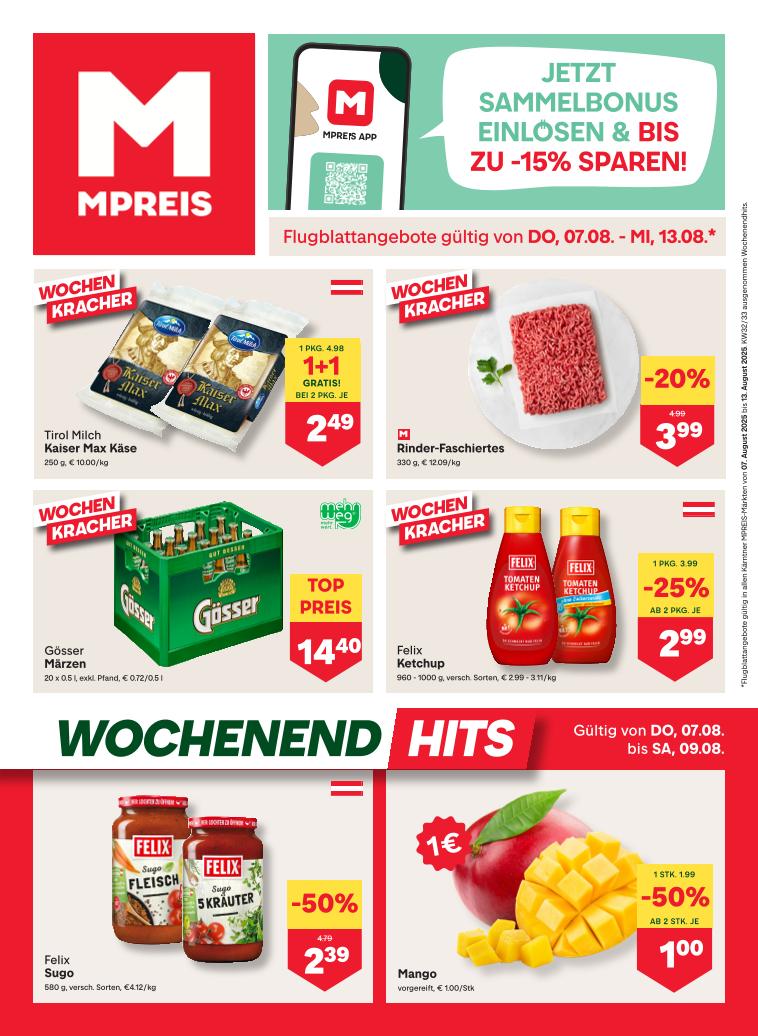 Prospekt von MPREIS