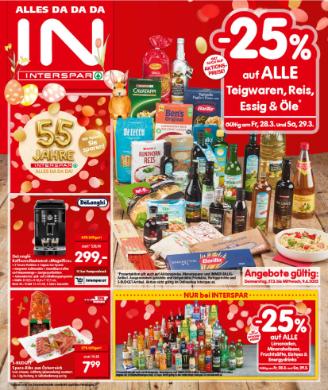 Titelbild des Prospekts von INTERSPAR TRL