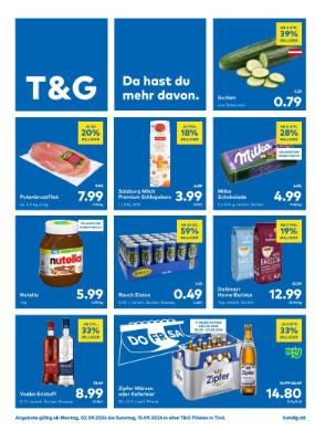 Titelbild des Prospekts von T&G TIROL