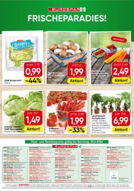 Titelbild des Prospekts von EUROSPAR OOE