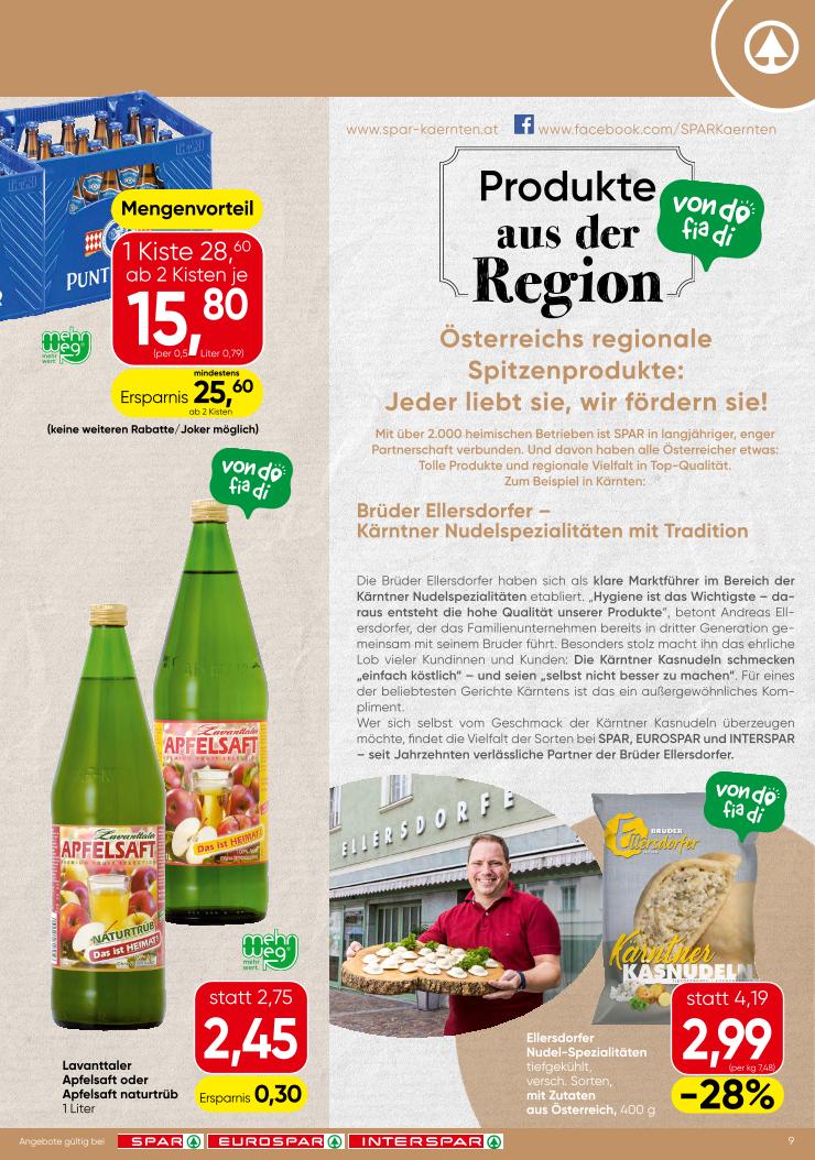 Prospekt von SPAR