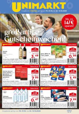 Titelbild des Prospekts von Unimarkt Nord