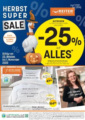 Titelbild des Prospekts von Betten Reiter