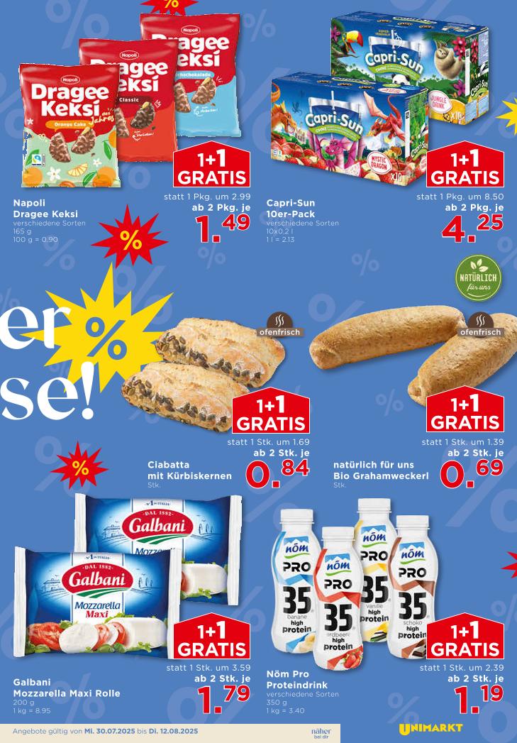Prospekt von Unimarkt