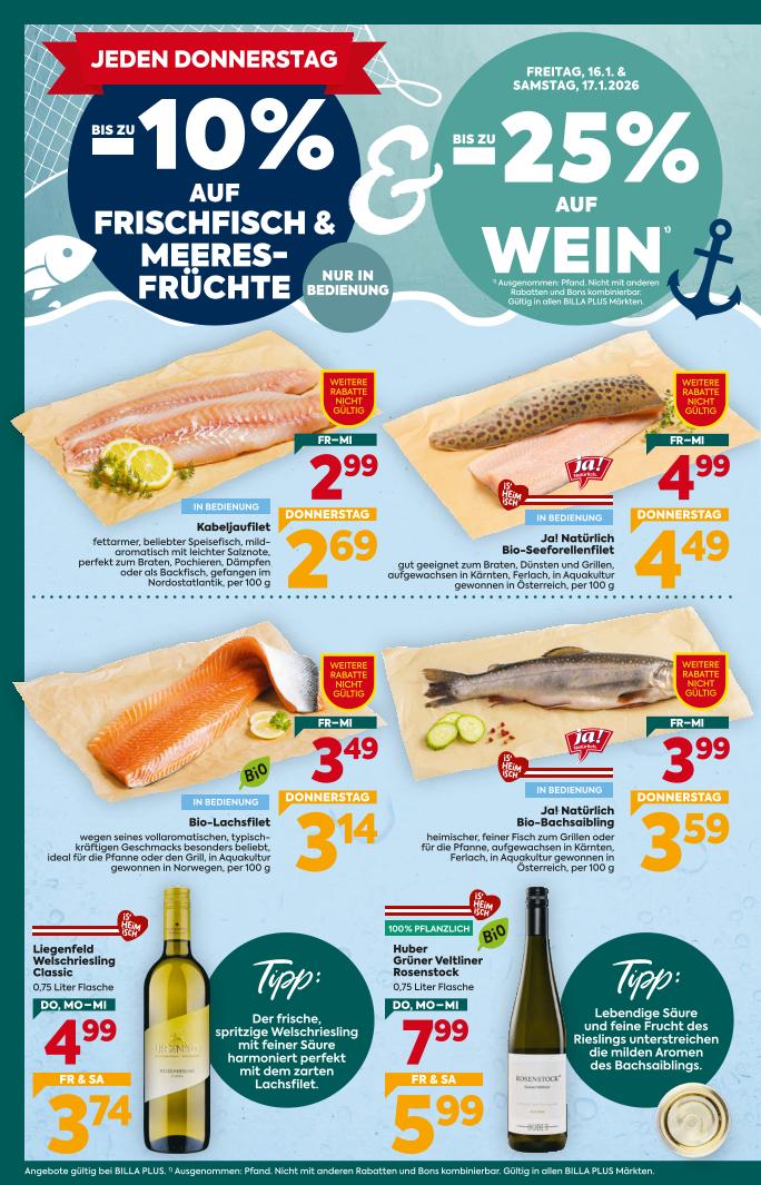 Prospekt von BILLA PLUS