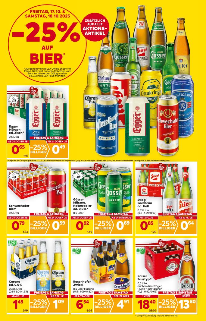 Prospekt von BILLA