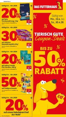 Titelbild des Prospekts von DAS FUTTERHAUS