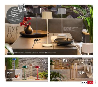 Titelbild des Prospekts von XXXLutz