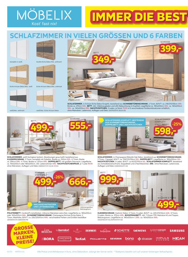 Prospekt von Möbelix