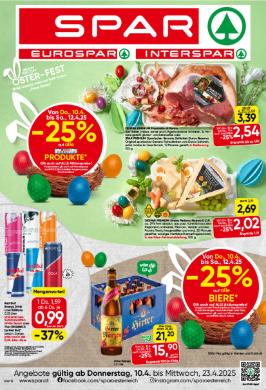 Titelbild des Prospekts von SPAR KTN