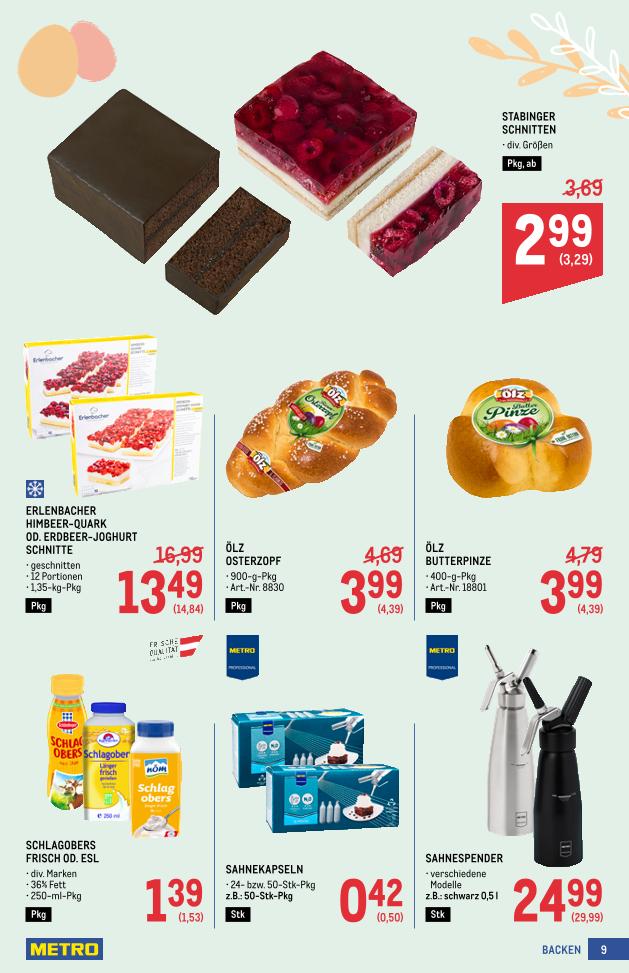 Prospekt von METRO