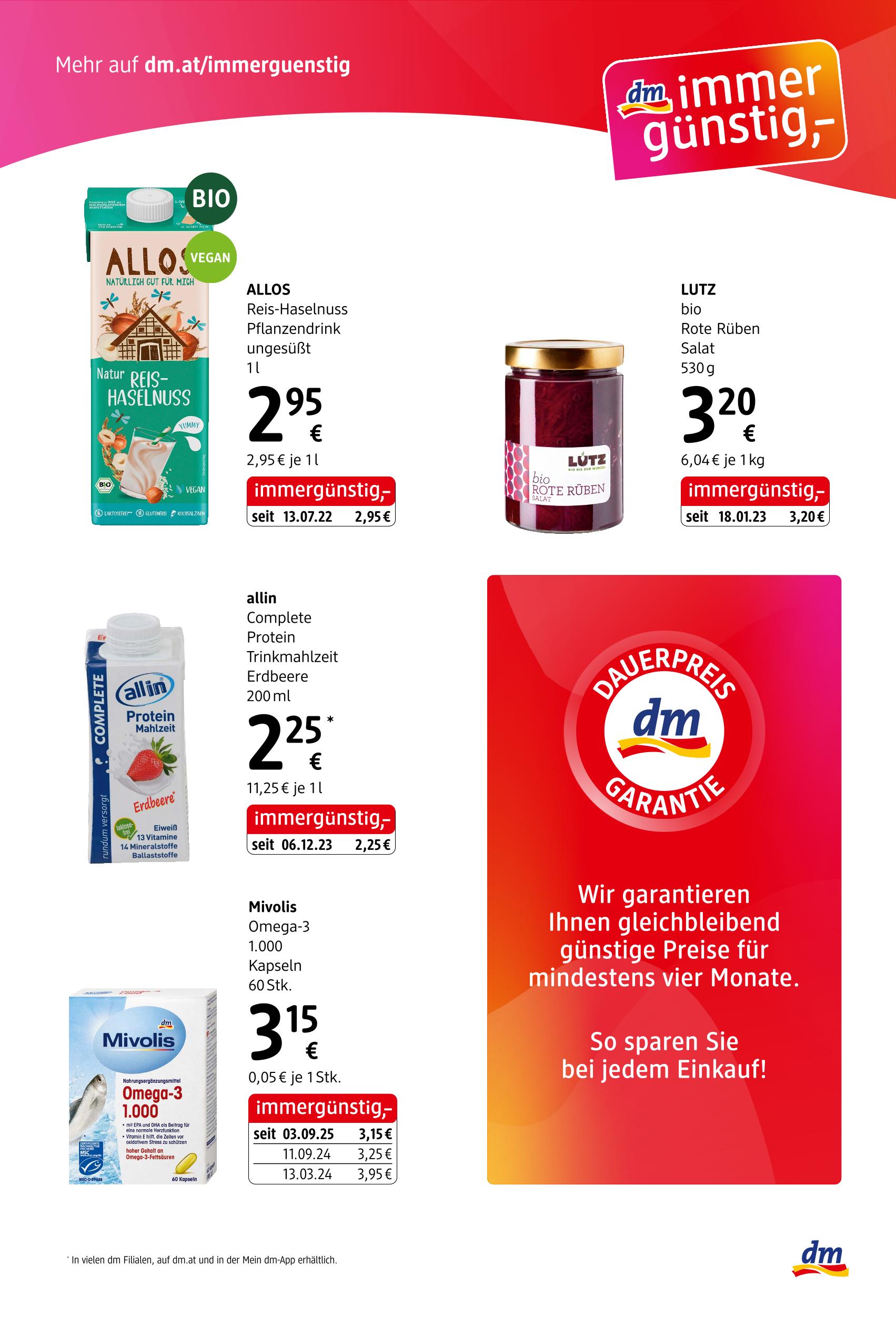 Prospekt von dm drogerie markt