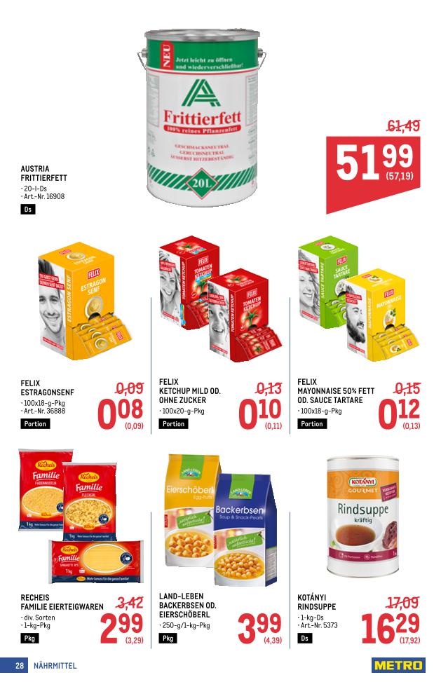 Prospekt von METRO