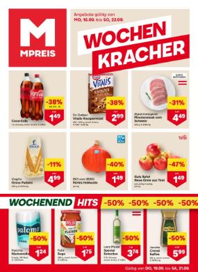 Titelbild des Prospekts von MPREIS VBG
