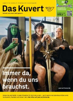 Titelbild des Prospekts von Das Kuvert VBG / TRL