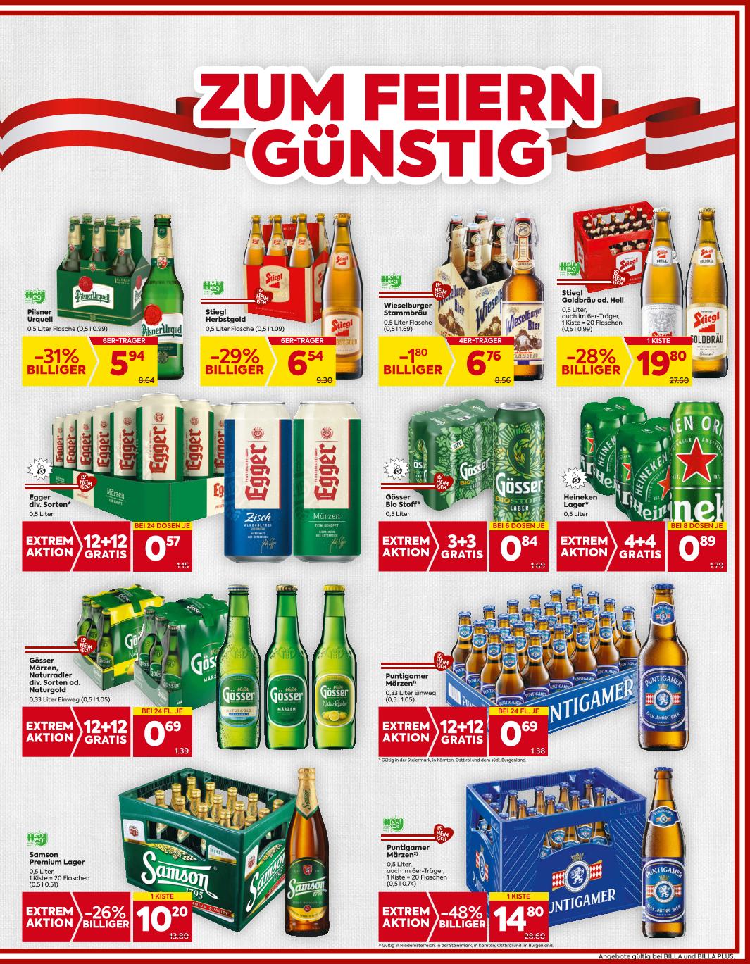 Prospekt von BILLA