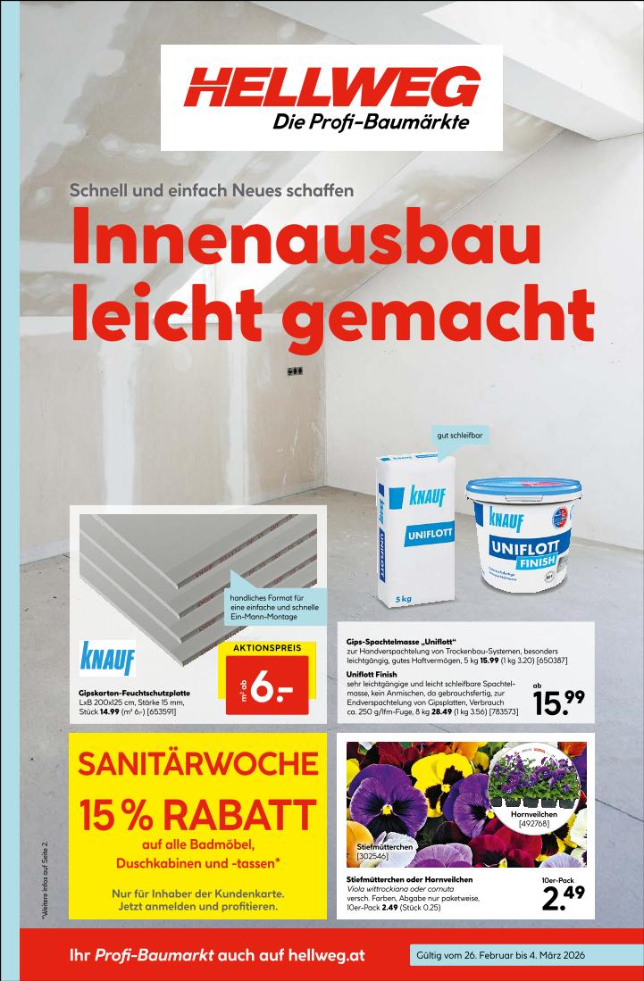 Prospekt von HELLWEG