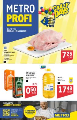 Titelbild des Prospekts von METRO PROFI