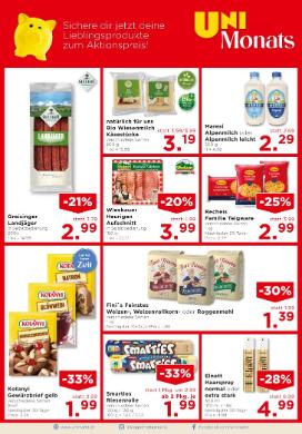 Titelbild des Prospekts von Unimarkt