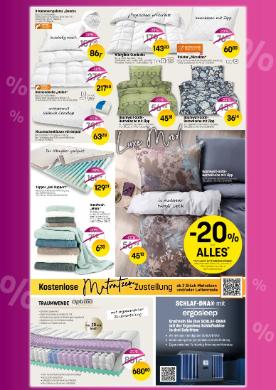 Titelbild des Prospekts von Betten Reiter