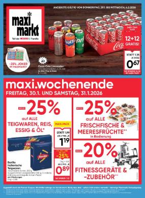Titelbild des Prospekts von Maximarkt Linz / Haid