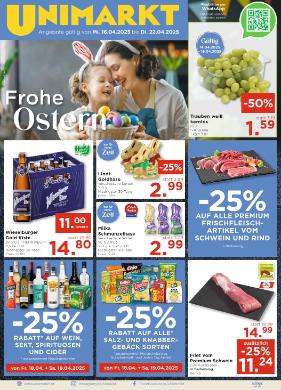 Titelbild des Prospekts von Unimarkt Ost