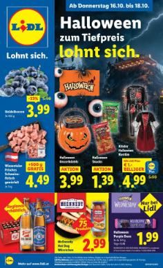 Titelbild des Prospekts von Lidl Österreich