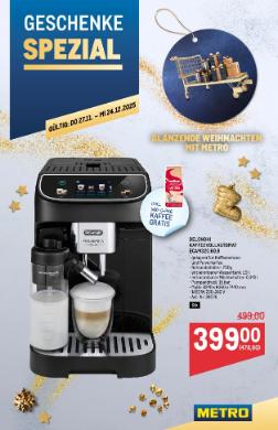 Titelbild des Prospekts von METRO GESCHENKE