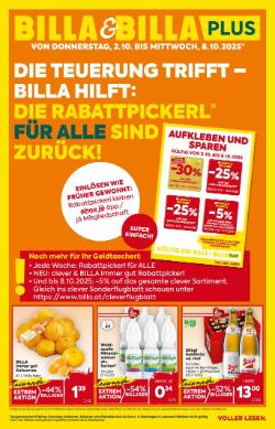 Titelbild des Prospekts von BILLA Salzburg