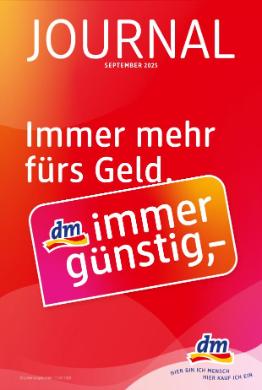 Titelbild des Prospekts von dm drogerie markt