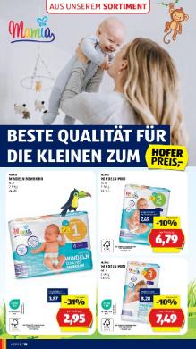Titelbild des Prospekts von HOFER
