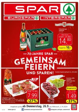 Titelbild des Prospekts von SPAR VBG