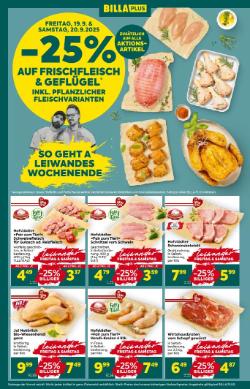 Titelbild des Prospekts von BILLA PLUS Niederösterreich