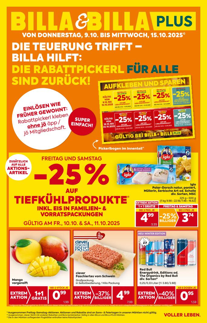 Prospekt von BILLA